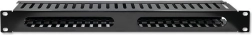 19″ rack-kabelorganisator, 1U, 24 positioner – QOLTEC