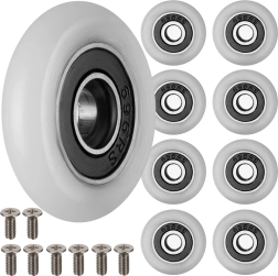Ruhhy hjul til brusekabine med kugleleje 23 × 6 mm (8 stk.)