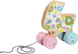 Trækket Kanin i Træ Cubika