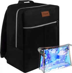 rejserygsæk med kosmetiktaske 38 × 24 × 18 cm