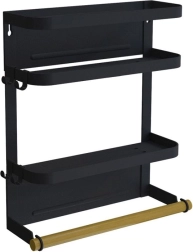 Dobbeltlaget magnetisk køkkenorganisator