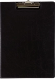 Dobbeltmappe A4 glans - sort