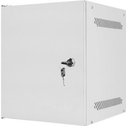 LANBERG vægmonteret 10″ skab 6U, 280 × 310 mm, grå