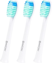 Udskiftningshoveder til MalTec Toothie X2in1 sonisk tandbørste, 3 stk.