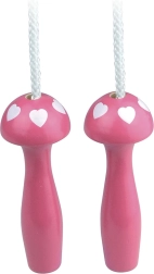 Vilac fuchsiafarvet sjippetov med små hjerter