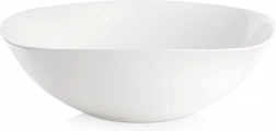 Hvid glasskål LUNA 25 cm, 2 l