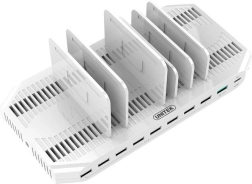 Opladningsstation med 10 USB-porte og QC3.0