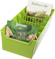 Grøn køkkenorganizer til krydderier 30 × 13 × 8 cm