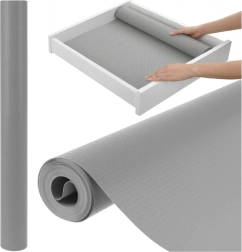 Skridsikker måtte til skuffer og skabe RUHHY 500 × 50 cm, grå
