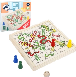 Mini FOT Slange og Stiger rejsebrætspil