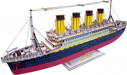 Woodcraft træ 3D-puslespil Titanic