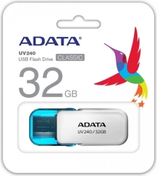 USB-flashdrev ADATA UV240 32 GB USB 2.0 hvid