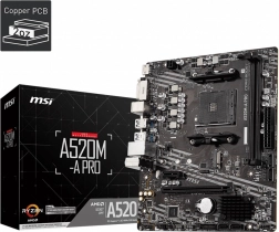 MSI A520M-A Pro mATX bundkort