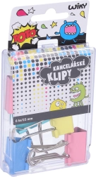 Kontorklemmer 25 mm, sæt med 6 stk.