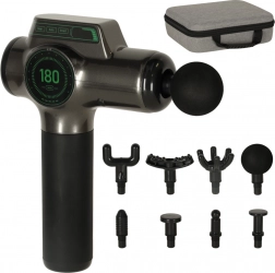 Bærbar massagepistol med LED-display 8i1