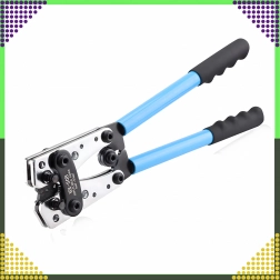 Håndbetjent kabelsko-presstang 6–50 mm² med sekskantmatrice, længde 390 mm