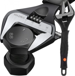 Justerbar skruenøgle BIGSTREN 0–35 mm med ergonomisk håndtag