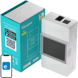 Smart wi‑fi kontakt med måling af temperatur og luftfugtighed SONOFF