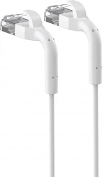 Patchcord Extralink kabel CAT.6A U/FTP 2m hvid med vinklede stik