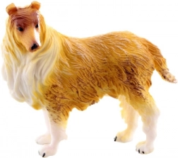 Plastfigur af colliehund 7 cm