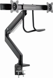 Dobbeltarm til 2 skærme op til 32" med bordmontering