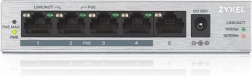 Zyxel GS1005HP-switch, 5-port gigabit PoE+ desktop, 60 W