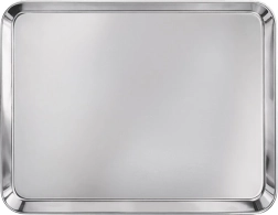 Serveringsbakke i rustfrit stål 31,7 × 24 cm