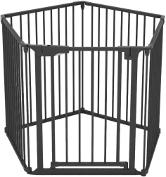 Sikkerhedsgitter BabyProtectPro sort (87–343 cm)