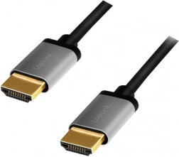 HDMI Kabel 4K/60Hz Aluminium 1m sort
