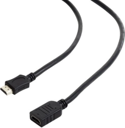 HDMI-forlængerkabel A–A M/F v2.0 High Speed 0,5 m