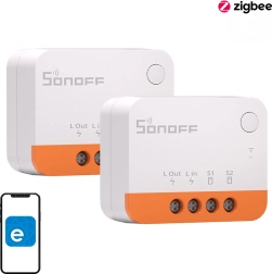 Sonoff zbmini l2 smart miniafbryder zigbee – sæt 2 stk