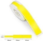 Niimbot termiske etiketter gule 12,5x109 mm