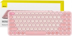 Baseus K01A trådløst tastatur pink