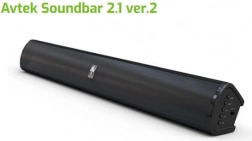 Soundbar 2.1 AVTEK version 2 med bassrefleks