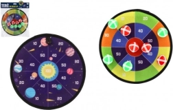 Dobbeltsidet målskive med velcroboller