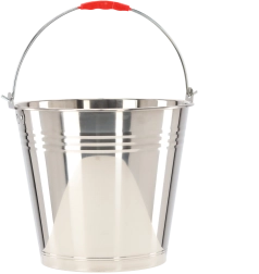 Rustfrit stål spand 14 l