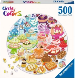 Ravensburger puslespil cirkel: Desserter 500 brikker