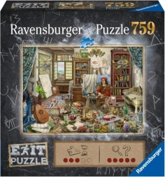 Puslespil Ravensburger Exit: Kunstnerens atelier 759 brikker