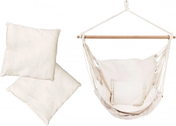 Hængende gyngestol ModernHome hvid