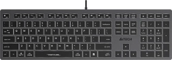 FStyler FX60H-tastatur med hvid bagbelysning