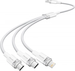 USB-kabel 3-i-1 1,5 m Vention (hvid)