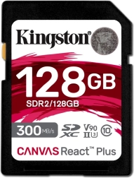 SD-hukommelseskort Kingston Canvas React Plus 128GB