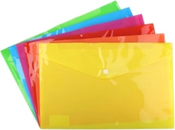 Mappe med trykknap C4 33 × 23,5 cm med navneskilt