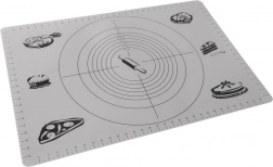 Silikone udrulningsmåtte 65 × 45 cm med måleskala