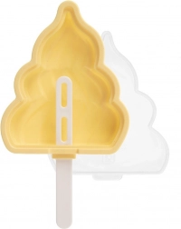 Silikoneform til ispinde med låg