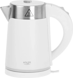 Adler mini-el-kedel 0,6 l hvid