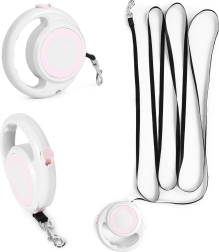 Automatisk selvoptrækkende line til hunde og katte 4,2 m med bremse PETSI