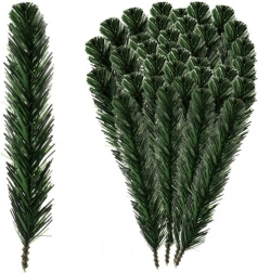 Syntetiske grangrene 29 cm - pakke med 40 stykker