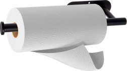 Vægholder til køkkenrulle RADKA, metal, sort