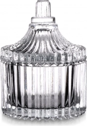 Glas sukkerskål med låg 80 ml